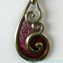 Load image into Gallery viewer, SCOTTISH SILVER. Pre-Loved Silver and Enamel Tranquility ORTAK Pendant. BOXED
