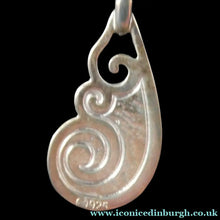 Load image into Gallery viewer, SCOTTISH SILVER. Pre-Loved Silver and Enamel Tranquility ORTAK Pendant. BOXED
