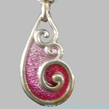 Load image into Gallery viewer, SCOTTISH SILVER. Pre-Loved Silver and Enamel Tranquility ORTAK Pendant. BOXED
