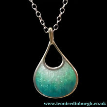 Load image into Gallery viewer, Malcolm Gray Ortak. Elementally. Waterfall Ortak Pendant. Scottish Silver BOXED
