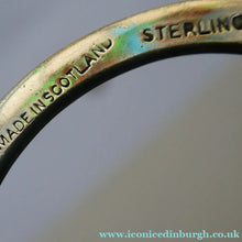 Load image into Gallery viewer, Vintage Scottish Silver Penannualr Brooch Celtic Knotwork Design
