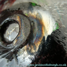 Load image into Gallery viewer, Scottish Art Glass Discus Paperweight by Jane Charles. Signed
