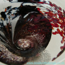 Load image into Gallery viewer, Scottish Art Glass Discus Paperweight by Jane Charles. Signed
