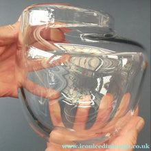 Load image into Gallery viewer, Vintage SCOTTISH STUDIO GLASS Sculptural Bowl by John Lawrie (Juniper Green Studio &amp; Edinburgh College of Art)
