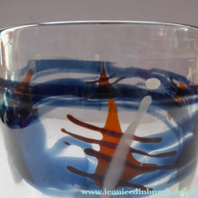 Load image into Gallery viewer, SCOTTISH STUDIO Glass. Unique Glass Bowl by Paul Musgrove. Signed and dated 1985

