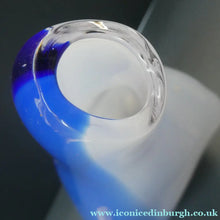 Load image into Gallery viewer, SCOTTISH STUDIO GLASS VASE by John Lawrie (Juniper Green Studio &amp; Edinburgh College of Art)
