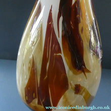Load image into Gallery viewer, SCOTTISH STUDIO GLASS Bottle Vase by John Lawrie (Juniper Green Studio &amp; Edinburgh College of Art)
