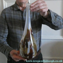 Load image into Gallery viewer, SCOTTISH STUDIO GLASS Bottle Vase by John Lawrie (Juniper Green Studio &amp; Edinburgh College of Art)
