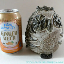 Load image into Gallery viewer, Brutalist Design 1970s Stoneware Figure of a Little Chubby Owl
