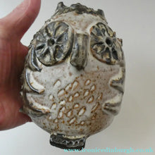 Load image into Gallery viewer, Brutalist Design 1970s Stoneware Figure of a Little Chubby Owl
