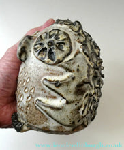 Load image into Gallery viewer, Brutalist Design 1970s Stoneware Figure of a Little Chubby Owl
