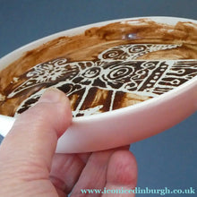 Load image into Gallery viewer, SCOTTISH STUDIO POTTERY Shallow Dish by KENNETH ANNAT for Bemersyde Pottery
