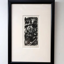 Load image into Gallery viewer, SCOTTISH ART. Rare Original 1947 Wood Engraving by Jozef Sekalski. Design for a Christmas Card Entitled "Boogie Woogie". Pencil Signed
