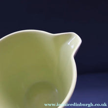 Load image into Gallery viewer, Selection of 1950s Poole Twintone Tablewares LIME GREEN AND SEAGULL. Four Trios, Large Side Plate &amp; Milk and Sugar Jug
