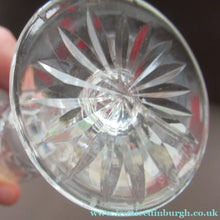Load image into Gallery viewer, Eight Edinburgh Crystal Liqueur Glasses Glenshee 1960s
