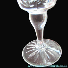 Load image into Gallery viewer, Eight Edinburgh Crystal Liqueur Glasses Glenshee 1960s
