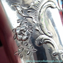 Load image into Gallery viewer, FIVE Antique Pretty RUSSIAN SILVER Vodka Tot Cups or Shot Beakers Rocaille Cartouche
