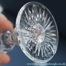 Load image into Gallery viewer, SET OF FIVE. Vintage 1960s Edinburgh Crystal CORDIAL OR LIQUEUR Glasses. Star of Edinburgh 4 inches - VINTAGE CRYSTAL
