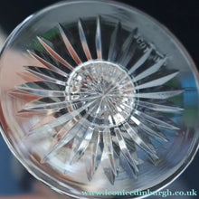 Load image into Gallery viewer, SET OF FIVE. Vintage 1960s Edinburgh Crystal CORDIAL OR LIQUEUR Glasses. Star of Edinburgh 4 inches - VINTAGE CRYSTAL
