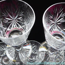 Load image into Gallery viewer, Set of FIVE Vintage EDINBURGH CRYSTAL Liqueur or Sherry Glasses. 4 1/2 inches
