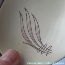 Load image into Gallery viewer, Carlton Ware Small Plates 1950s Brown Windswept Pattern
