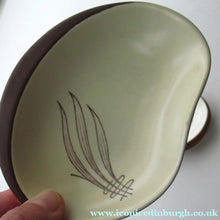 Load image into Gallery viewer, Carlton Ware Small Plates 1950s Brown Windswept Pattern
