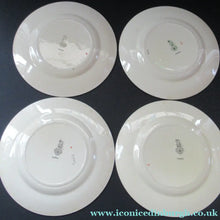 Load image into Gallery viewer, 1930s Art Deco Orange Red Royal Doulton Tango Cermamic Side Plates
