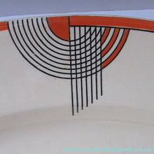 Load image into Gallery viewer, 1930s Art Deco Orange Red Royal Doulton Tango Cermamic Side Plates
