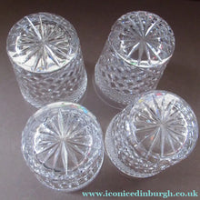 Load image into Gallery viewer, Matching Set of Four Stuart Crystal Tumblers  Braemar Sandringham
