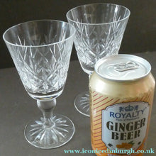 Load image into Gallery viewer, Set of Six 1960s EDINBURGH CRYSTAL Matching Wine Glasses. GLENSHEE Pattern
