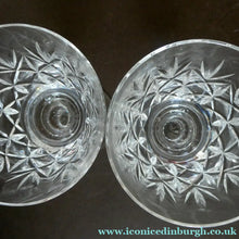 Load image into Gallery viewer, Set of Six 1960s EDINBURGH CRYSTAL Matching Wine Glasses. GLENSHEE Pattern
