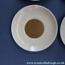 Load image into Gallery viewer, Set of Six 1960s Susie Cooper (Wedgwood). Rare DUMBELLS or Diablo Bone China Coffee Cans and Saucers. BOXED
