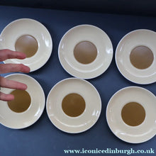 Load image into Gallery viewer, Set of Six 1960s Susie Cooper (Wedgwood). Rare DUMBELLS or Diablo Bone China Coffee Cans and Saucers. BOXED
