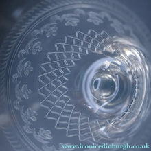 Load image into Gallery viewer, SET OF SIX Bohemian Glass Claret Wine Glasses. LADY HAMILTON Pall Mall Pattern
