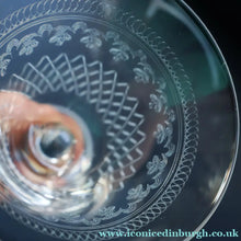 Load image into Gallery viewer, SET OF SIX Bohemian Glass Claret Wine Glasses. LADY HAMILTON Pall Mall Pattern
