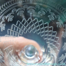 Load image into Gallery viewer, SET OF SIX Bohemian Glass Claret Wine Glasses. LADY HAMILTON Pall Mall Pattern
