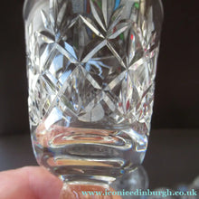 Load image into Gallery viewer, Set of 6 Vintage Glenshee Edinburgh Crystal Vintage White Wine Glasses
