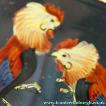 Load image into Gallery viewer, Set of Six Vintage Cockerel Liqueur or Small Cocktails Glasses. Flare Bowl with Gold Rim
