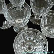 Load image into Gallery viewer, Set of Six STUART CRYSTAL ARUNDEL Pattern Sherry or Port Glasses. 3 1/2 inches
