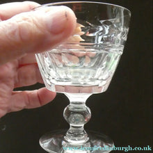 Load image into Gallery viewer, Set of Six STUART CRYSTAL ARUNDEL Pattern Sherry or Port Glasses. 3 1/2 inches
