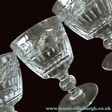 Load image into Gallery viewer, Set of Six STUART CRYSTAL ARUNDEL Pattern Small Wine Glasses. 4 1/8 inches
