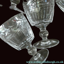 Load image into Gallery viewer, Set of Six STUART CRYSTAL ARUNDEL Pattern Small Wine Glasses. 4 1/8 inches
