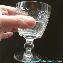 Load image into Gallery viewer, Set of Six STUART CRYSTAL ARUNDEL Pattern Small Wine Glasses. 4 1/8 inches
