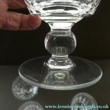 Load image into Gallery viewer, Set of Six STUART CRYSTAL ARUNDEL Pattern Wine Glasses or Goblets. 4 7/8 inches
