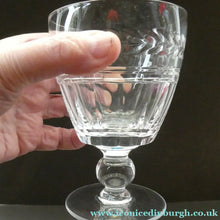 Load image into Gallery viewer, Set of Six STUART CRYSTAL ARUNDEL Pattern Wine Glasses or Goblets. 4 7/8 inches
