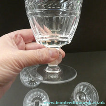 Load image into Gallery viewer,    Set of Six STUART CRYSTAL ARUNDEL Pattern Wine Glasses or Goblets. 4 7/8 inches
