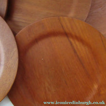 Load image into Gallery viewer, Set of Six Vintage 1960s Danish DIGSMED Danish Teak Plates
