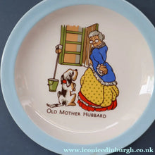 Load image into Gallery viewer, Set of SIX. Vintage 1970s Child's Nursery Rhymes Side Plates Made for the NHS
