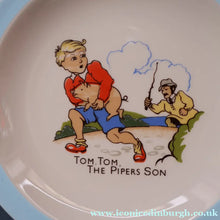 Load image into Gallery viewer, Set of SIX. Vintage 1970s Child's Nursery Rhymes Side Plates Made for the NHS
