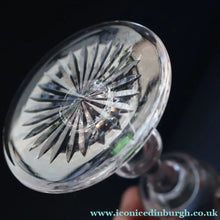 Load image into Gallery viewer, SET OF SIX Vintage Edinburgh Crystal HOCK Wine Glasses. STAR OF EDINBURGH Pattern: 6 1/4 inches
